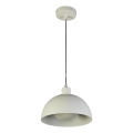 Searchlight - Suspension sur câble MARS 1xE27/60W/230V Ø 40 cm crème