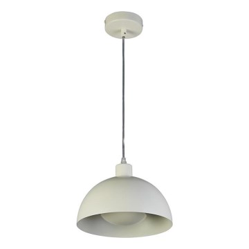 Searchlight - Suspension sur câble MARS 1xE27/60W/230V Ø 40 cm crème
