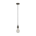Searchlight - Suspension sur câble SUSPENSION 1xE27/60W/230V anthracite