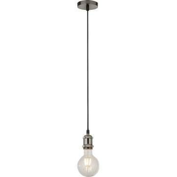 Searchlight - Suspension sur câble SUSPENSION 1xE27/60W/230V argentée