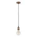Searchlight - Suspension sur câble SUSPENSION 1xE27/60W/230V cuivrée