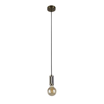 Searchlight - Suspension sur câble SUSPENSION 1xE27/60W/230V laiton