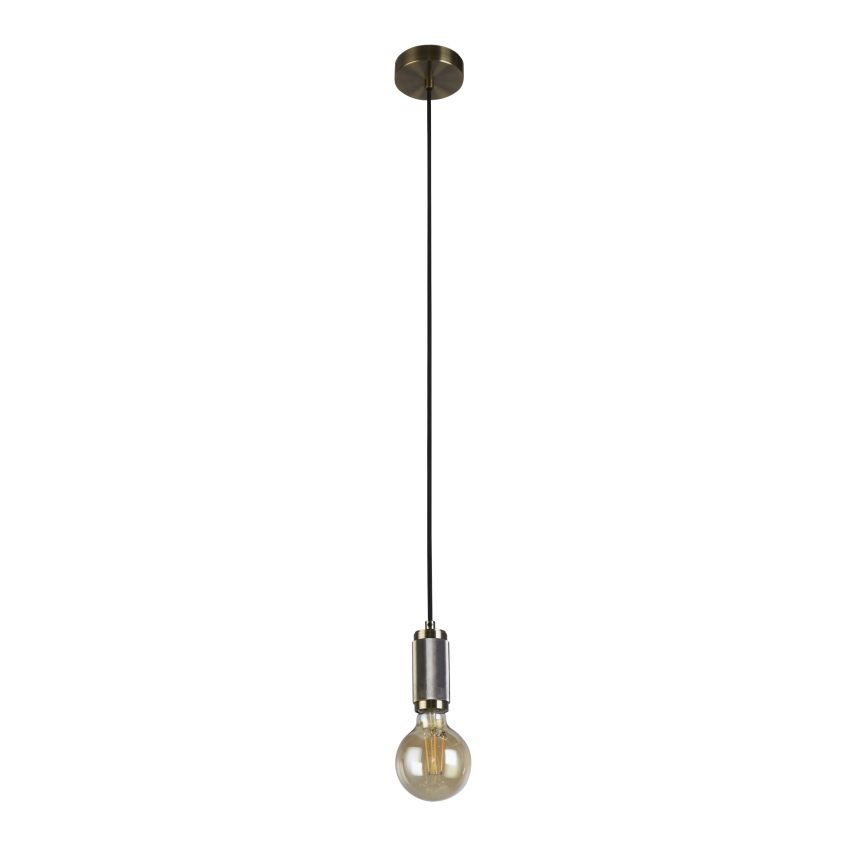 Searchlight - Suspension sur câble SUSPENSION 1xE27/60W/230V laiton
