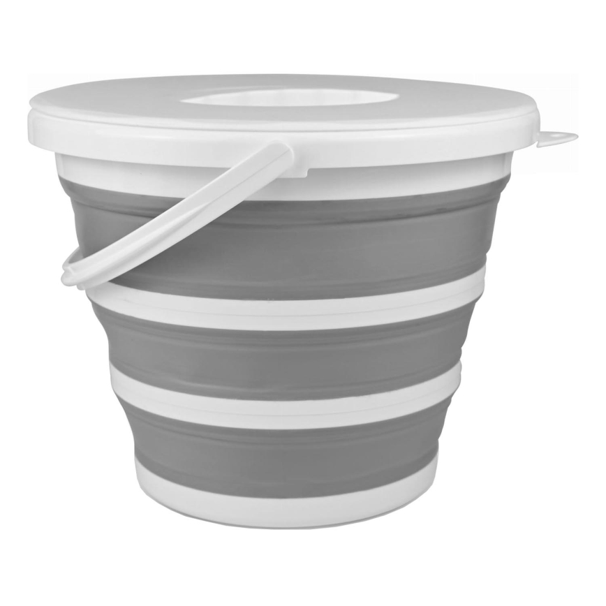 Seau pliable avec couvercle 10 l