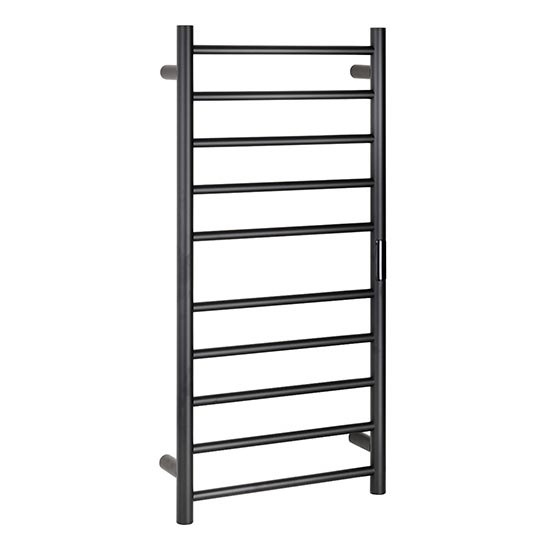 Sèche-serviettes 45 x 96 cm inox/noir