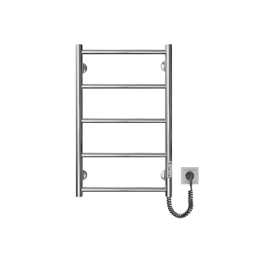 Sèche-serviettes CLASSIC 65W/230V 66x42 cm inox/chrome brillant, côté droit