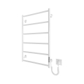 Sèche-serviettes CLASSIC pour salle de bains 110W/230V 81x52 cm inox/blanc, version droite