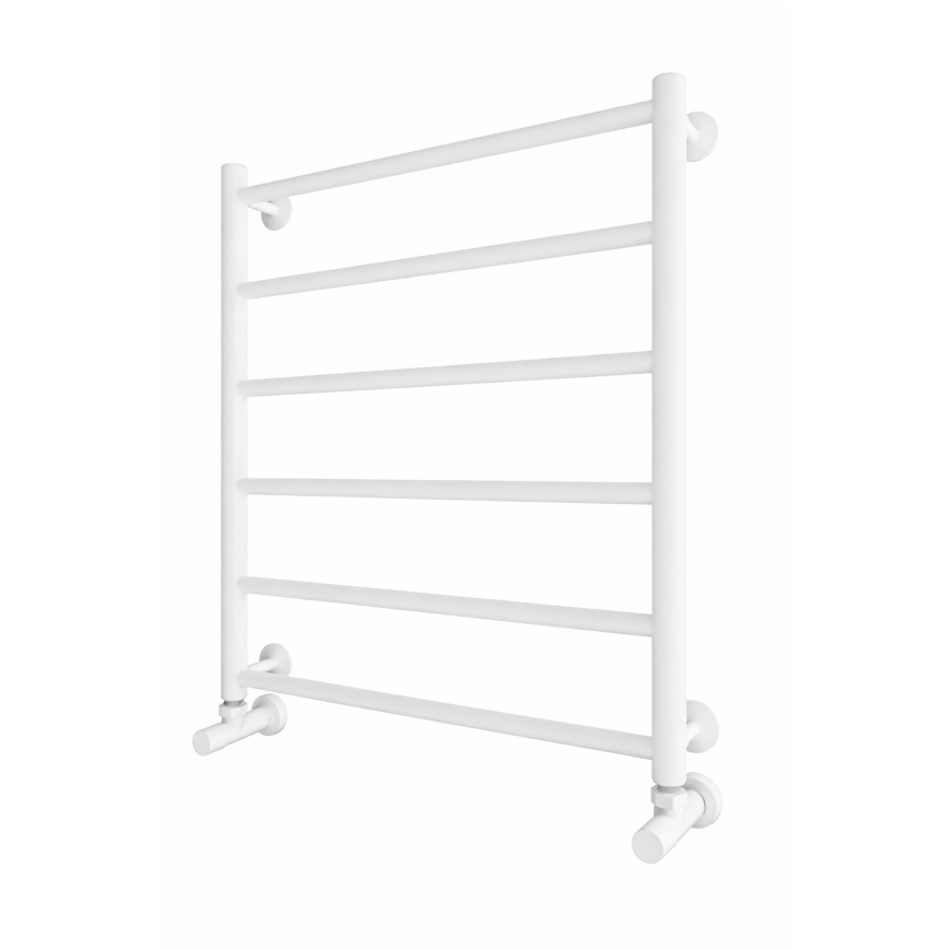 Sèche-serviettes échelle INOX FLAT 122W/230V 57x43 cm inox/blanc