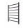 Sèche-serviettes échelle INOX TOKIO 161W/230V 77x53 cm inox/anthracite