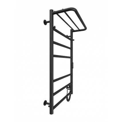 Sèche-serviettes échelle pour salle de bains HOME 95W/230V 77x53 cm inox/noir, version droite