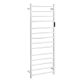 Sèche-serviettes électrique 45x132 cm 180W inox/blanc
