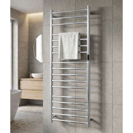Sèche-serviettes électrique 60x168 cm 285W inox