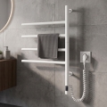 Sèche-serviettes électrique pivotant avec thermostat ARABESQUE 60W 65x49 cm blanc