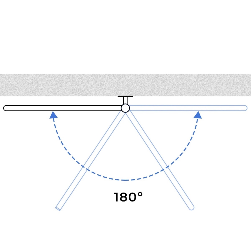 Sèche-serviettes électrique pivotant avec thermostat intégré FOUETTE 120W 80x49 cm blanc