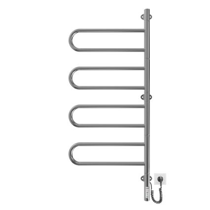 Sèche-serviettes électrique pivotant TRISTAR 105 W/230 V 102,5 x 44,5 cm IP44 inox/chrome brillant