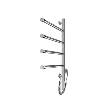 Sèche-serviettes électrique pivotant VEER 50W/230V 62,5x44,5 cm inox/chrome brillant