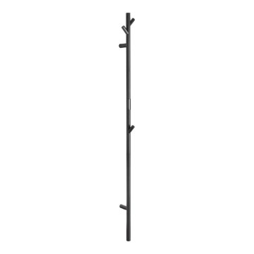 Sèche-serviettes électrique vertical 172 cm, 46 W, noir