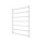 Sèche-serviettes en échelle INOX TOKIO 161W/230V 77x53 cm inox/blanc
