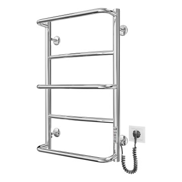 Sèche-serviettes LUX 65W/230V 65x43 cm inox/chrome brillant, version droite