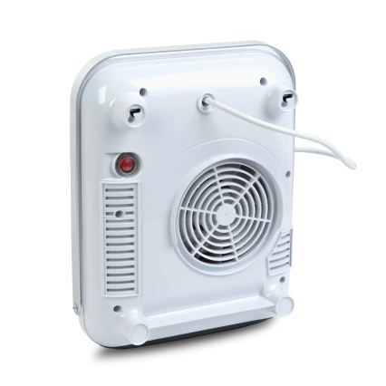 Sèche-serviettes mural 2000 W/230 V IP22 blanc + télécommande