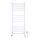 Sèche-serviettes pour salle de bains AVANGARD avec thermostat 459W/230V 120,6cm IP44, blanc, côté droit, rectangulaire