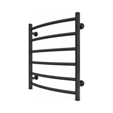 Sèche-serviettes pour salle de bains INOX CLASSIC 120W/230V 57x43 cm inox/noir