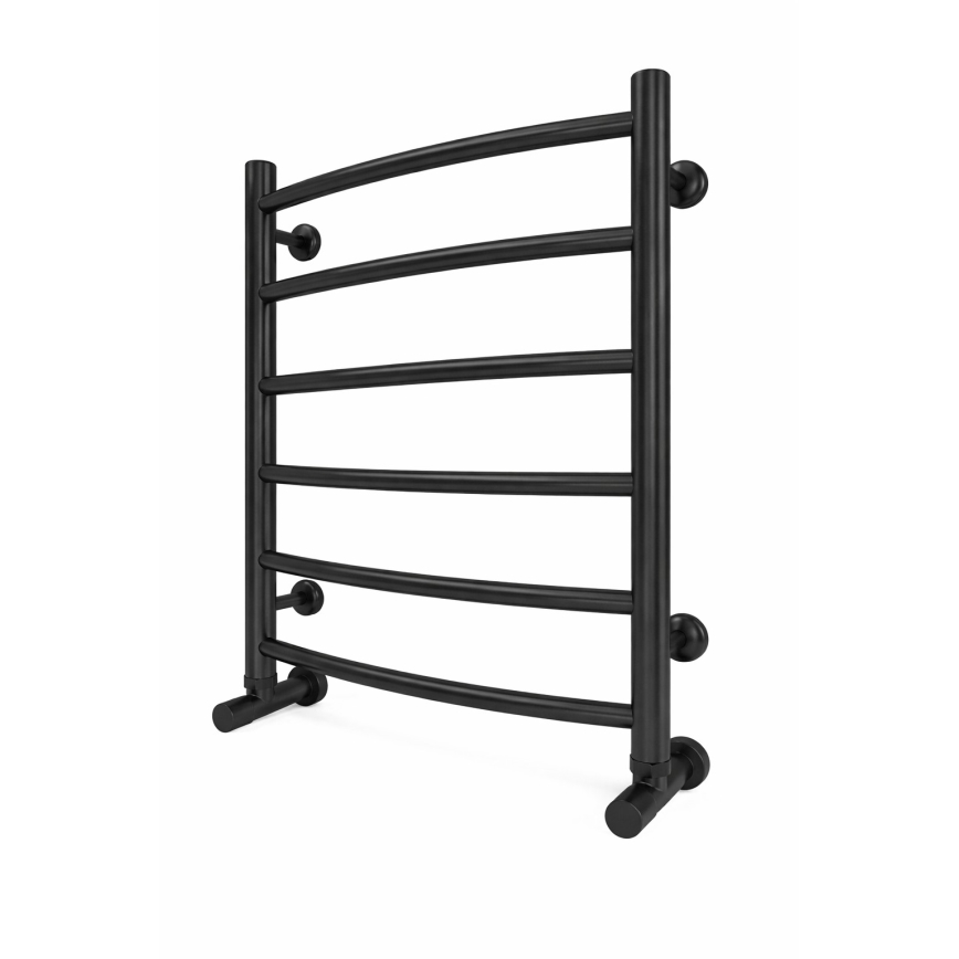 Sèche-serviettes pour salle de bains INOX CLASSIC 120W/230V 57x43 cm inox/noir