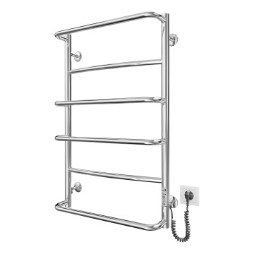 Sèche-serviettes pour salle de bains LUX 105W/230V 81x52 cm, inox / chrome brillant, version droite