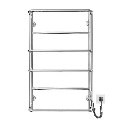 Sèche-serviettes pour salle de bains LUX 105W/230V 81x52 cm, inox / chrome brillant, version droite