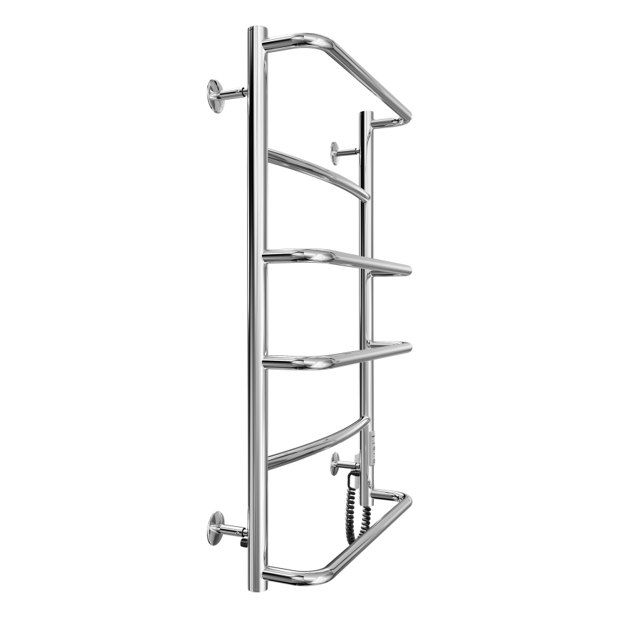 Sèche-serviettes pour salle de bains LUX 105W/230V 81x52 cm, inox / chrome brillant, version droite