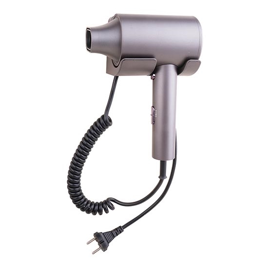 Sèche‑cheveux avec support 16 x 22,3 cm, marron