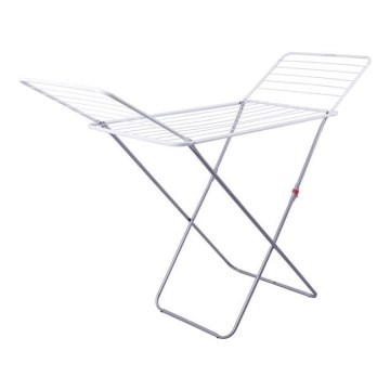 Séchoir à linge pliable TORO 180x93 cm blanc