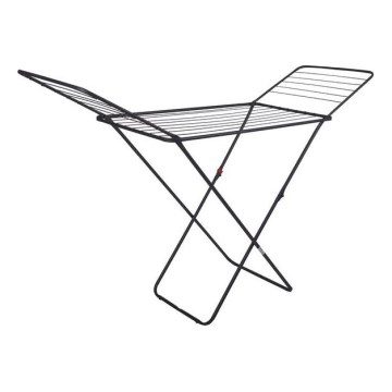 Séchoir à linge pliable TORO 180x93 cm noir