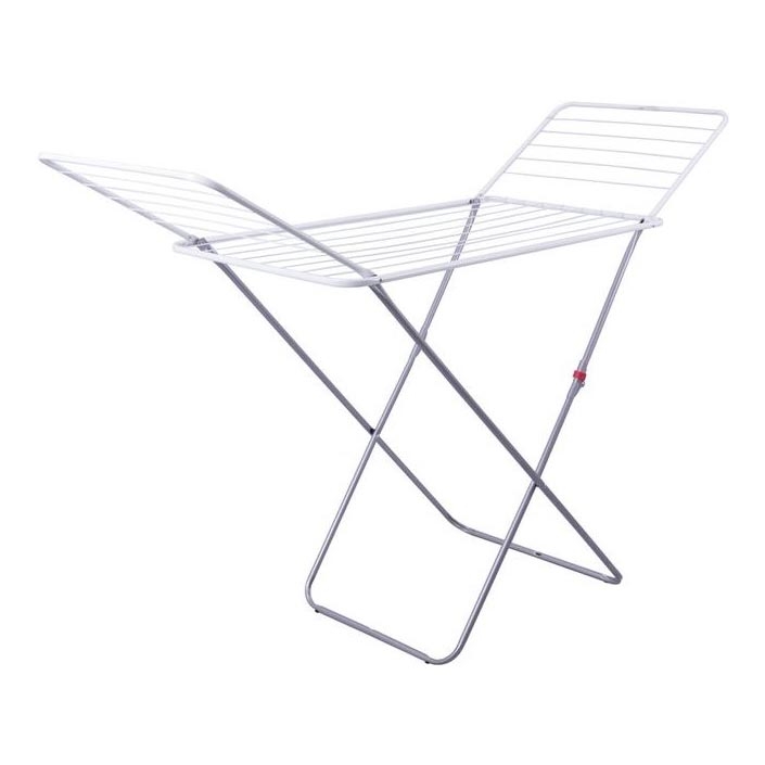 Séchoir à linge pliant TORO 180x93 cm blanc