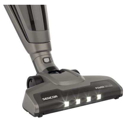 Sencor - Aspirateur à manche 2en1 110W/21,6V 2000 mAh gris