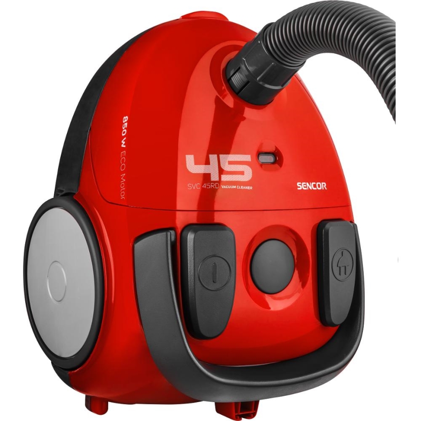 Sencor - Aspirateur à sac 1,5 l 850W/230V rouge/noir