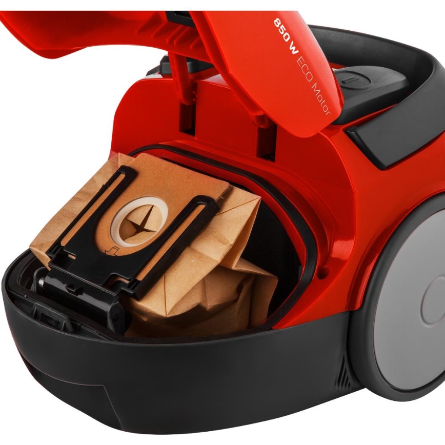 Sencor - Aspirateur à sac 1,5 l 850W/230V rouge/noir