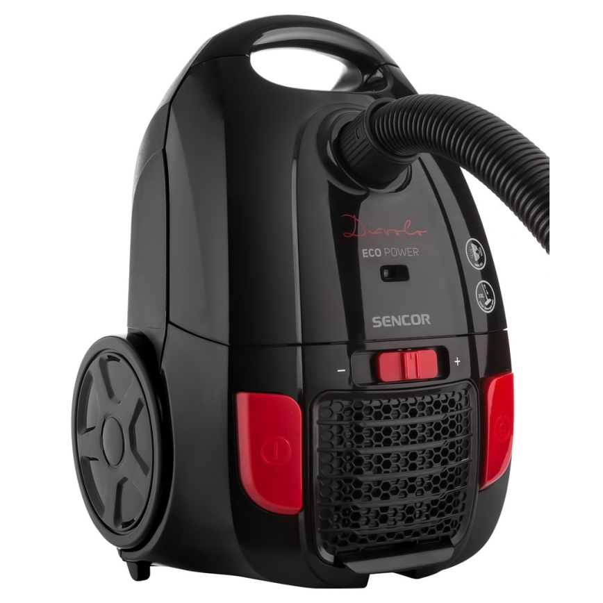 Sencor - Aspirateur avec sac 3 l 700W/230V noir/rouge