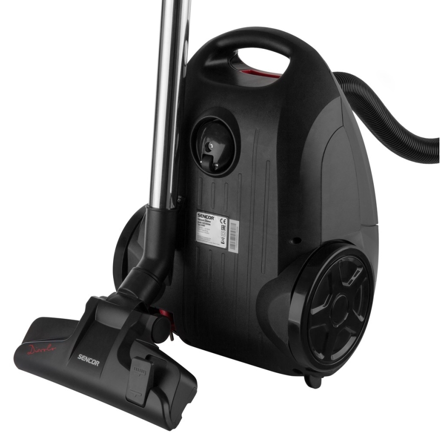 Sencor - Aspirateur avec sac 3 l 700W/230V noir/rouge