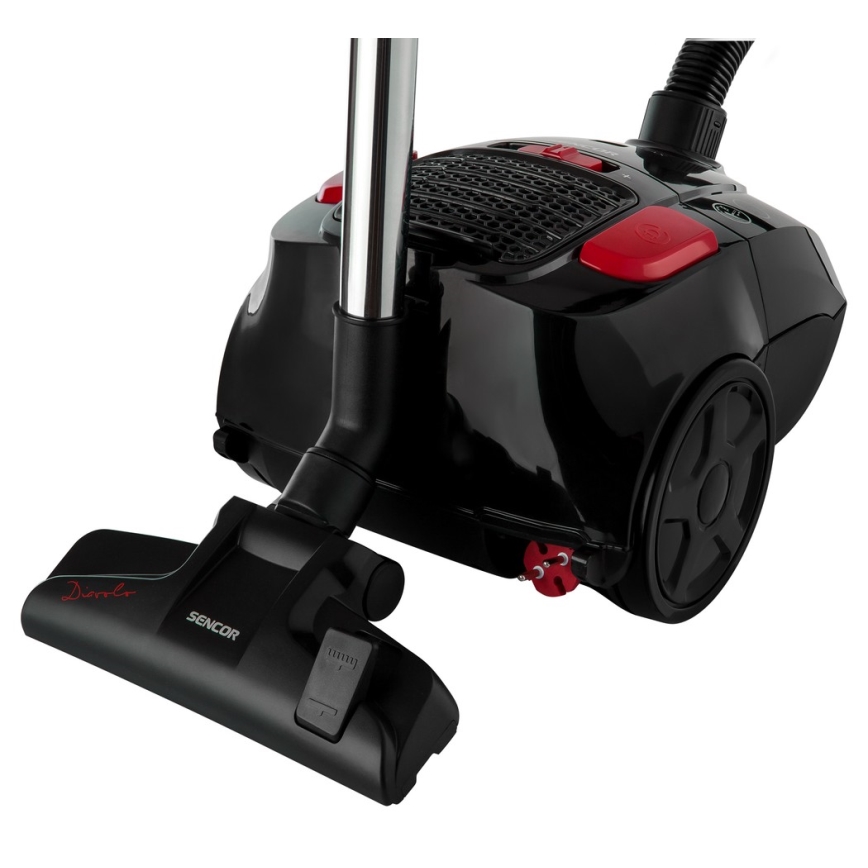 Sencor - Aspirateur avec sac 3 l 700W/230V noir/rouge