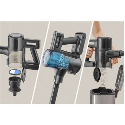 Sencor - Aspirateur balai sans fil 2 en 1 200 W / 2600 mAh noir