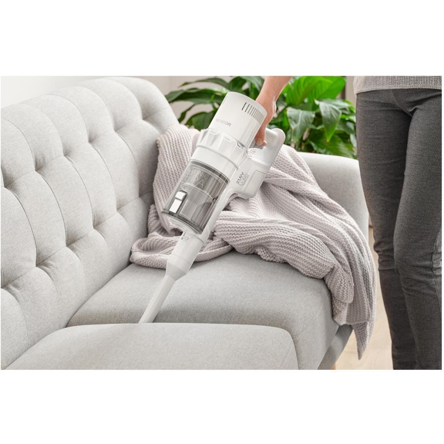 Sencor - Aspirateur-balai sans fil 2en1 250W/2200 mAh blanc