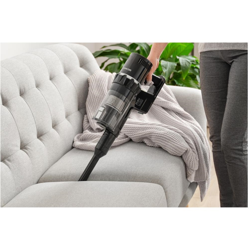 Sencor - Aspirateur-balai sans fil 2en1 250W/2200 mAh noir
