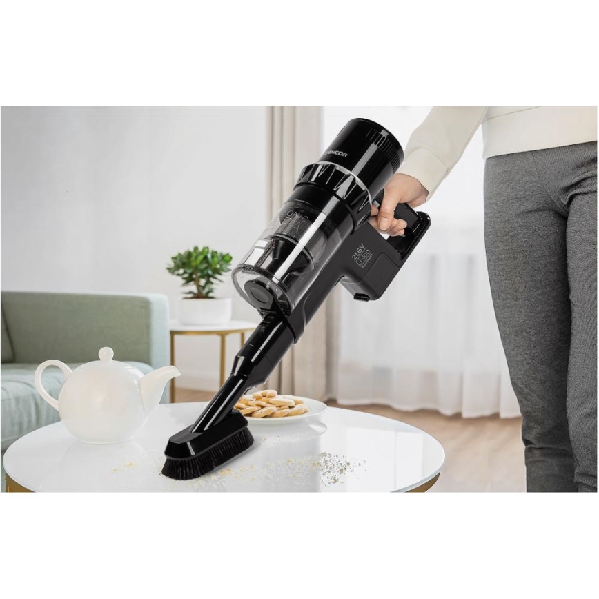 Sencor - Aspirateur-balai sans fil 2en1 250W/2200 mAh noir
