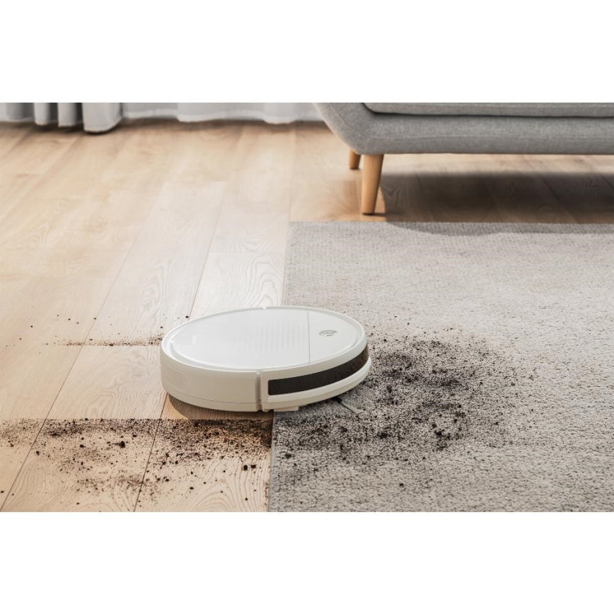 Sencor - Aspirateur robot avec une serpillère 2en1 18W/1500 mAh blanc + Télécommande