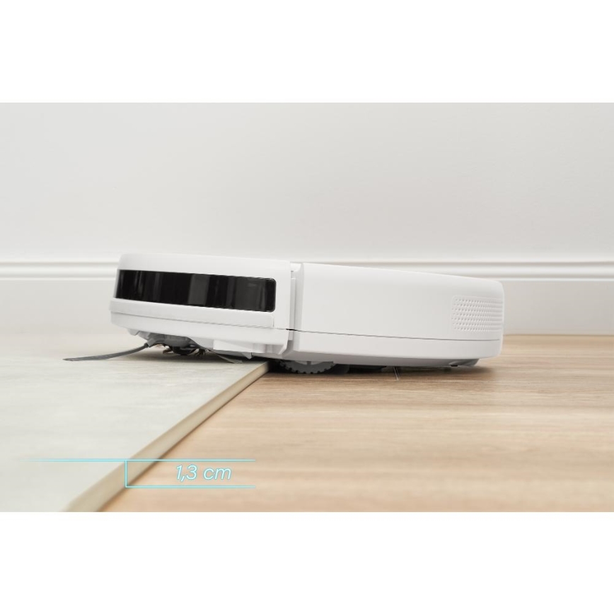 Sencor - Aspirateur robot avec une serpillère 2en1 18W/1500 mAh blanc + Télécommande