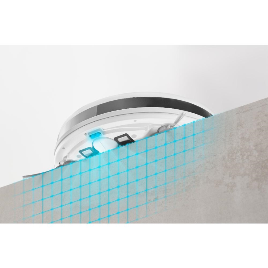 Sencor - Aspirateur robot avec une serpillère 2en1 18W/1500 mAh blanc + Télécommande