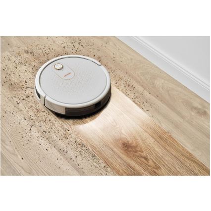 Sencor - Aspirateur robot connecté avec une serpillère 2en1 28W/2600 mAh Wi-Fi blanc + Télécommande