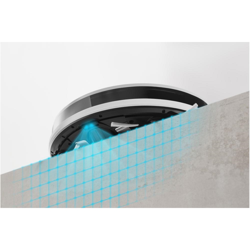 Sencor - Aspirateur robot connecté avec une serpillère 2en1 28W/2600 mAh Wi-Fi blanc + Télécommande