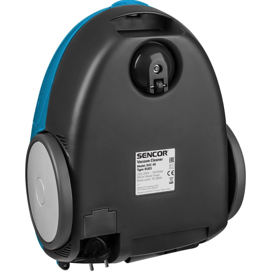 Sencor - Aspirateur traîneau à sac 1,5 l 850 W/230 V bleu/noir